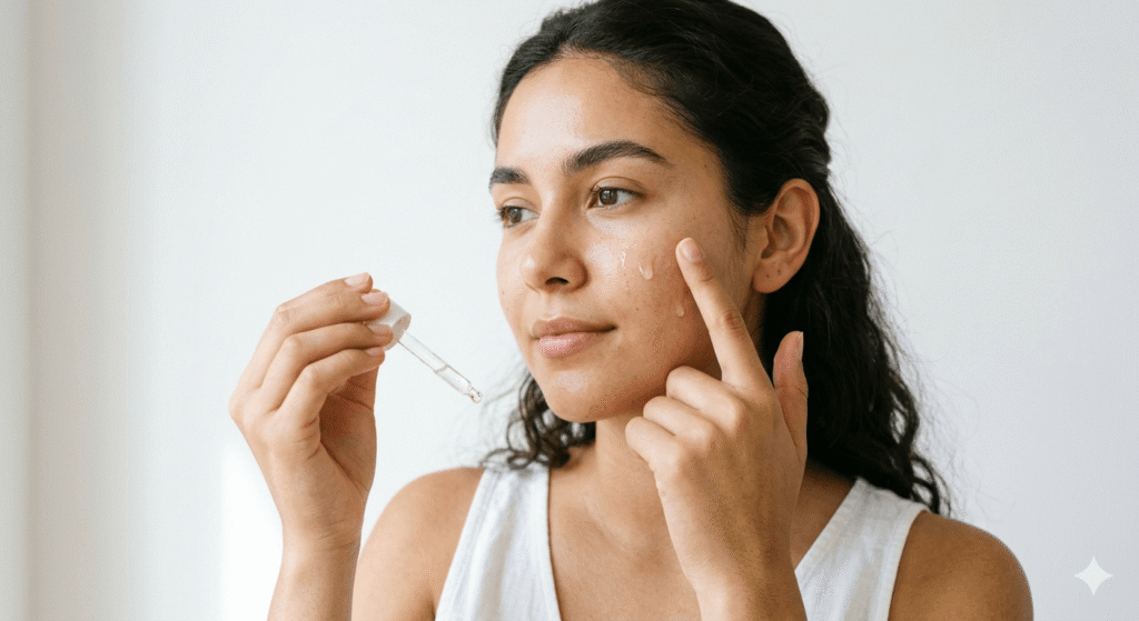 Ingredientes naturales sérum niacinamida piel sensible Colombia