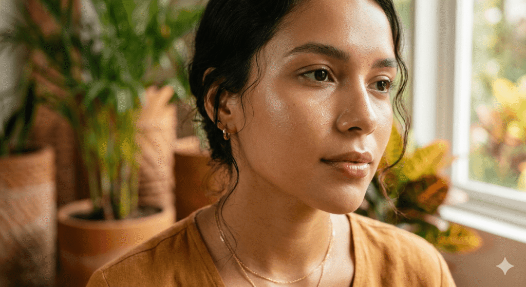 Aplicación sérum facial niacinamida piel sensible Barranquilla